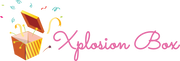 Exploding Gift box of birthdays - Logo full-view