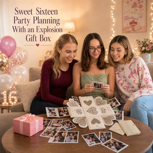 Sweet Sixteen Party Planning With an Explosion Gift Box