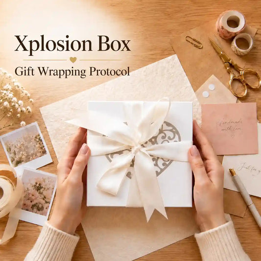 Xplosion Box Gift Wrapping Protocol: The Art of Crisp Ribbons, Perfect Bows, and Thoughtful Presentation