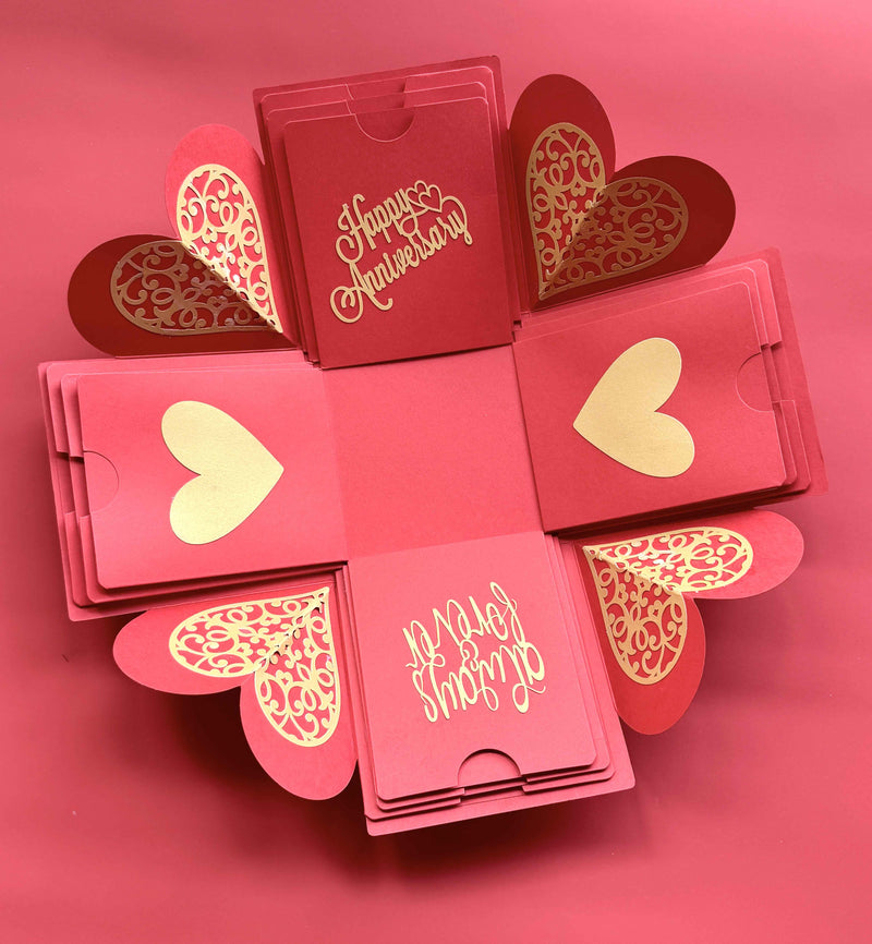 Anniversary Explosion Gift Box | Red Xplosion Box