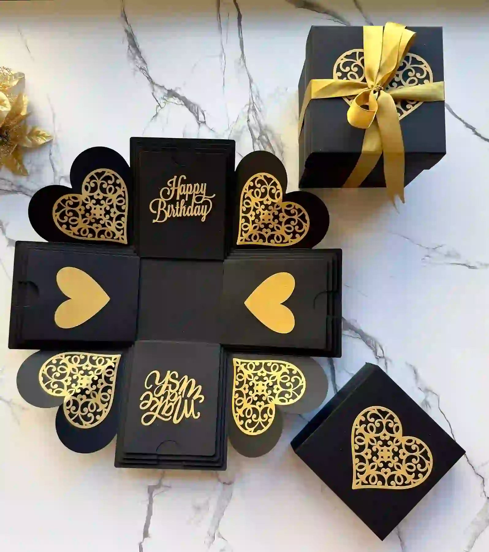 Birthday Explosion Gift Box | Black Xplosion Box