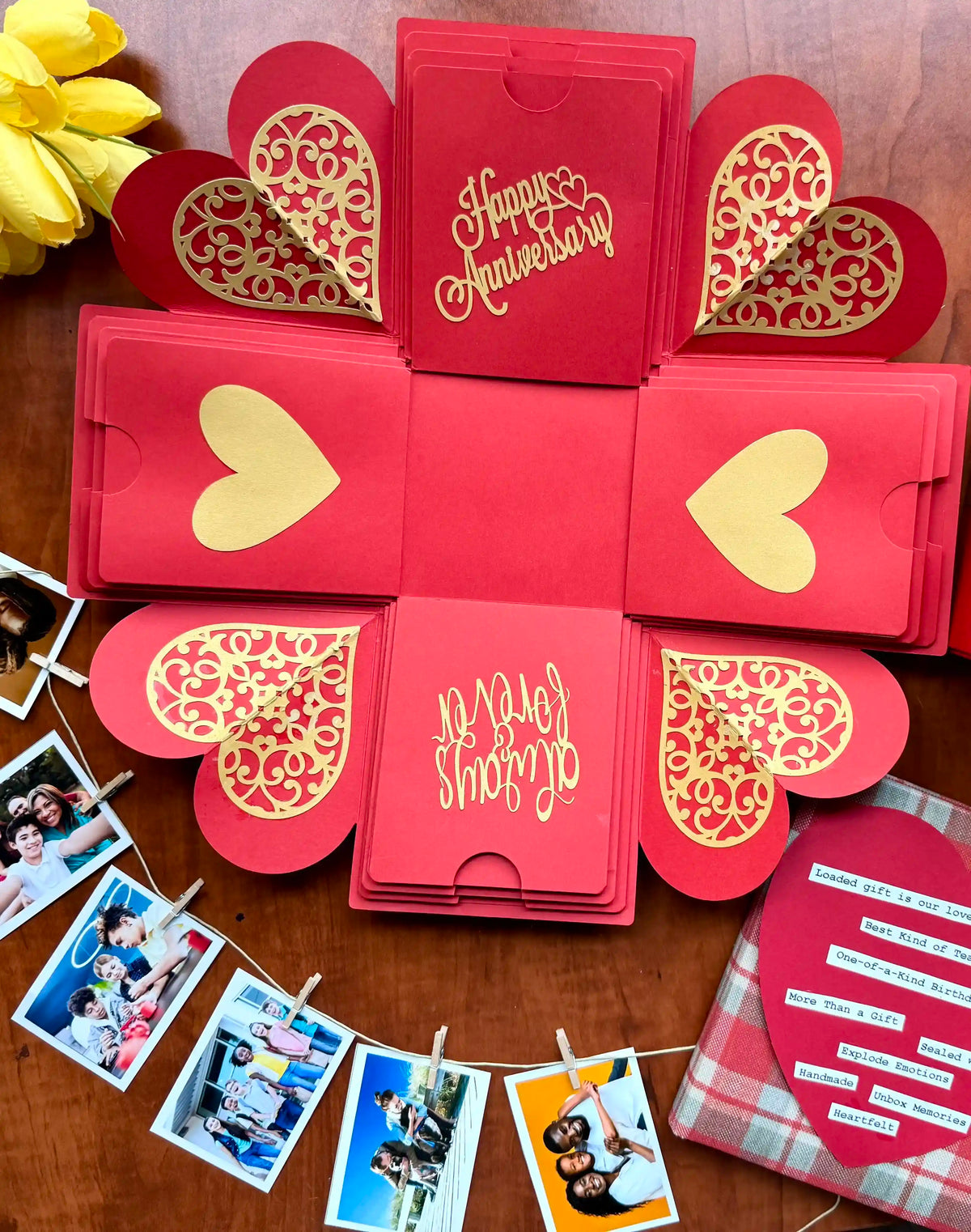 Anniversary Explosion Gift Box | Red Xplosion Box