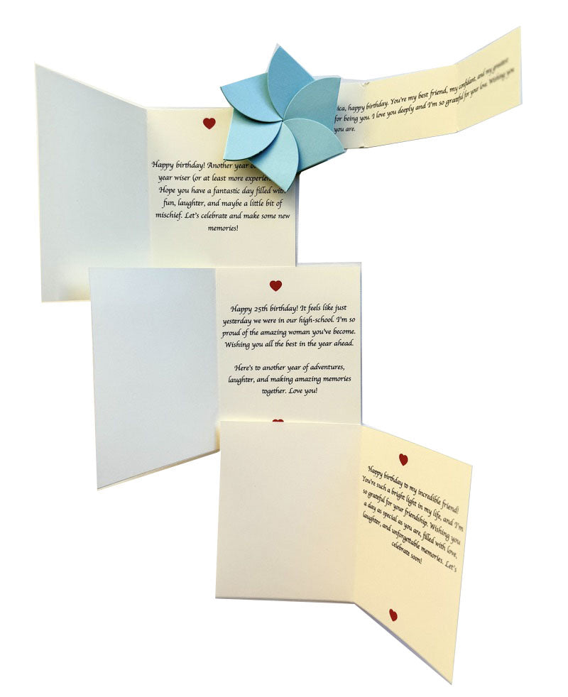 Explosion Gift Box for birthday with customized photos | Blue Xplosion Box