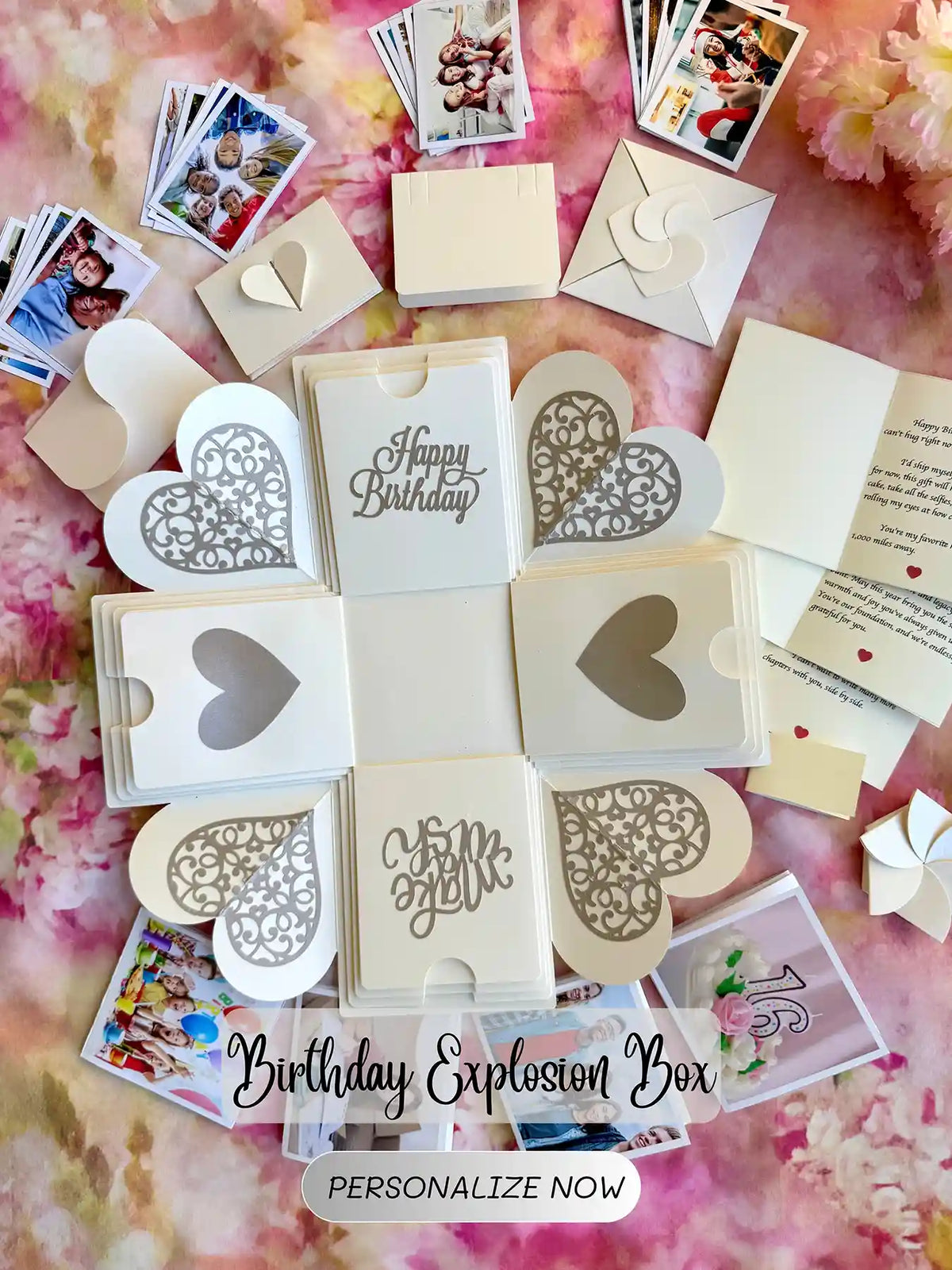 Explotion Gift Personalized Explosion Gift Box With Photos | Xplosion Box