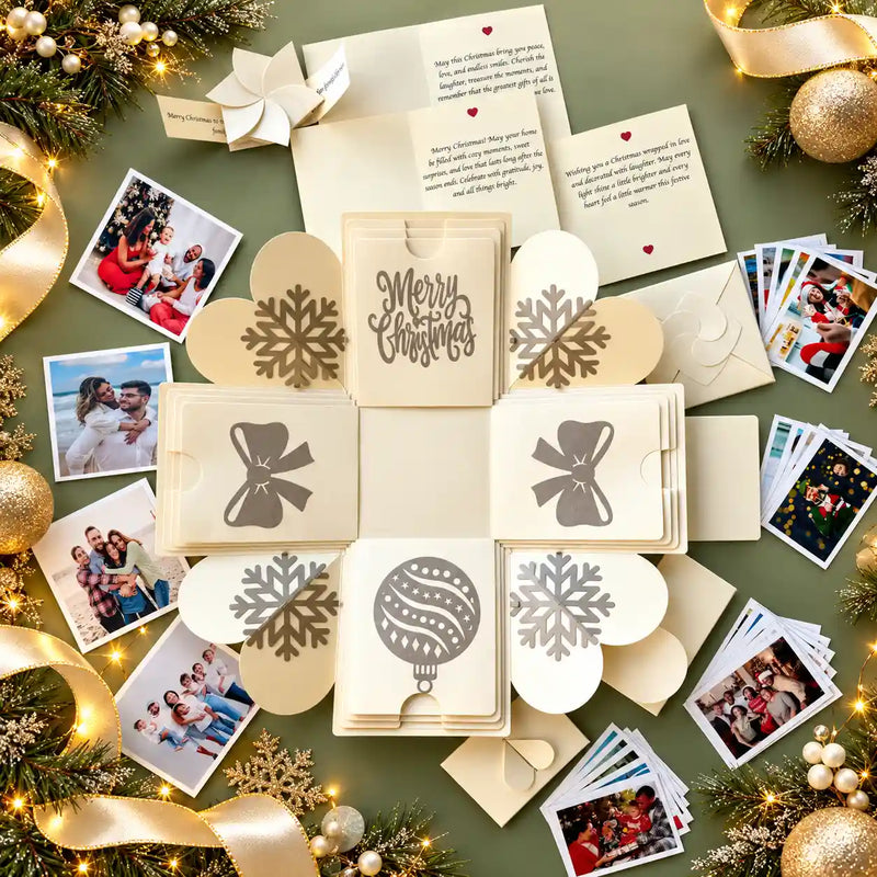 White Explosion Gift Box | Christmas Xplosion Box