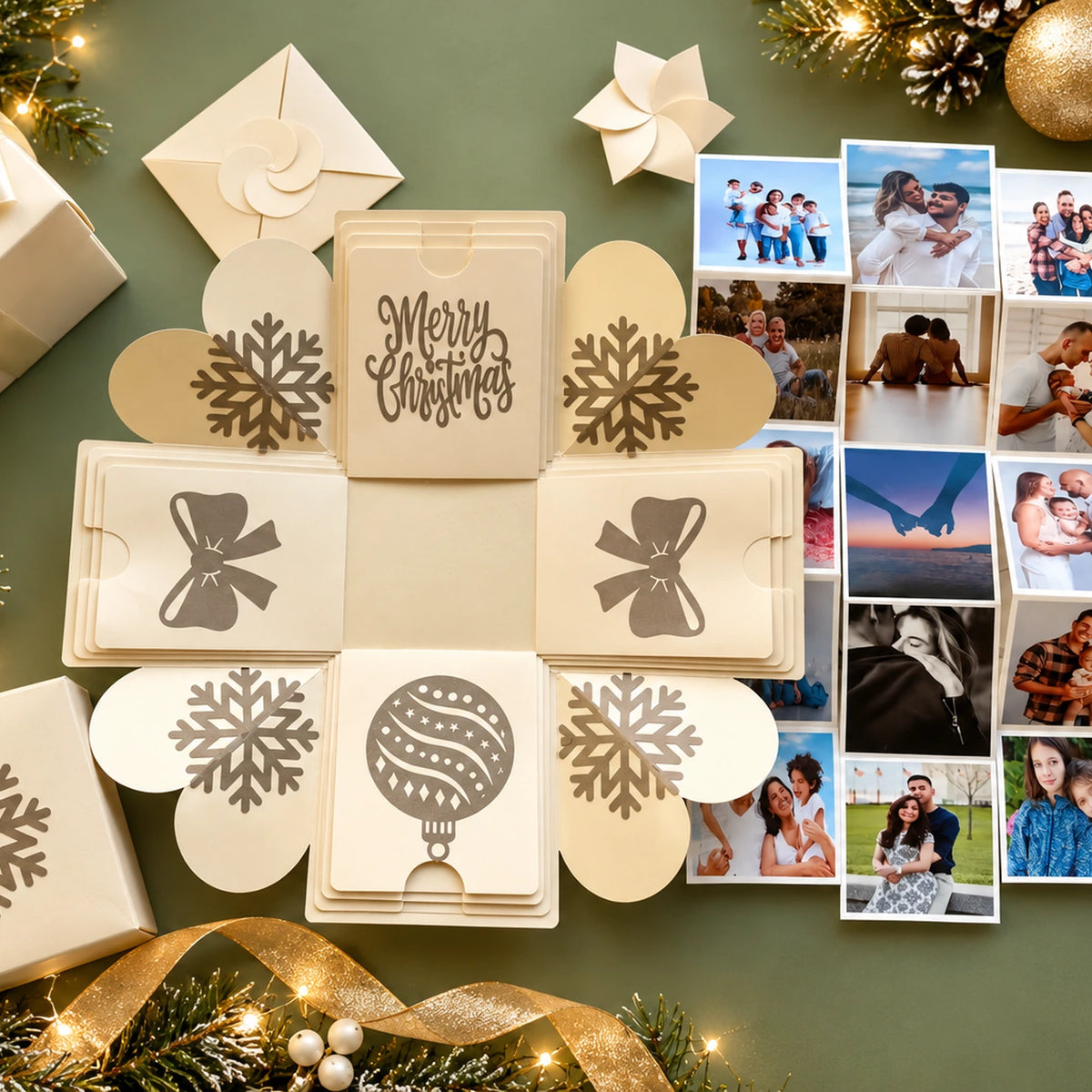 White Explosion Gift Box | Christmas Xplosion Box