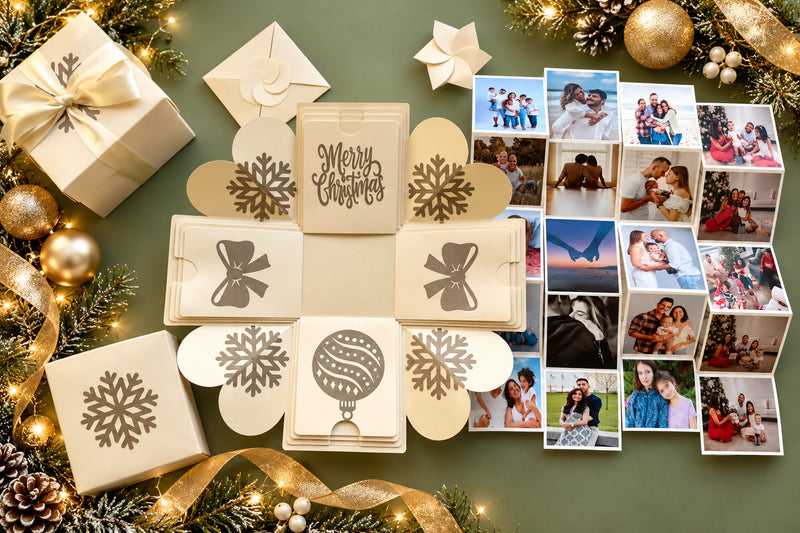 White Explosion Gift Box | Christmas Xplosion Box