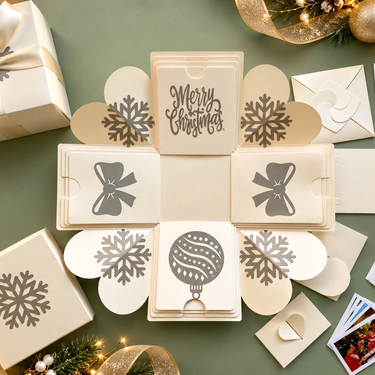 White Explosion Gift Box | Christmas Xplosion Box