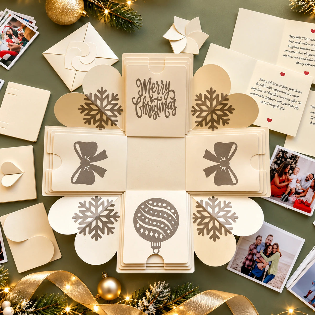 White Explosion Gift Box | Christmas Xplosion Box