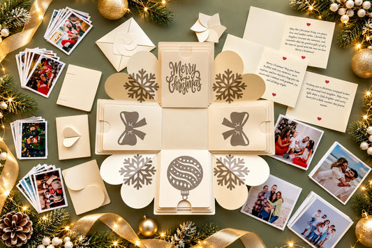 White Explosion Gift Box | Christmas Xplosion Box