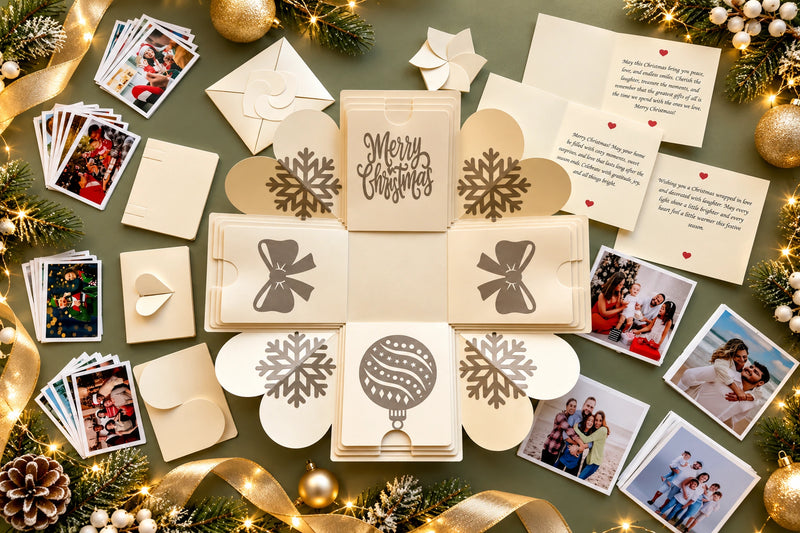 White Explosion Gift Box | Christmas Xplosion Box