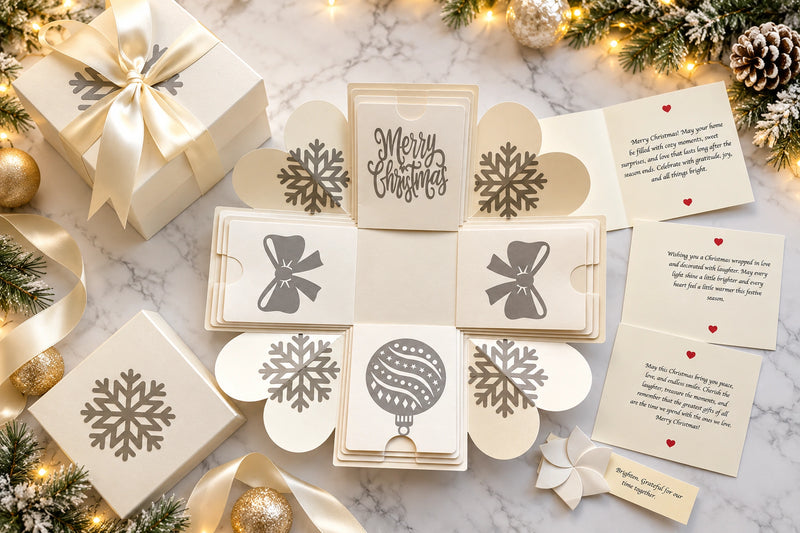 White Explosion Gift Box | Christmas Xplosion Box